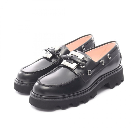 Roger Vivier Viv Ranger Truck Metal 皮革樂福鞋 黑色 #39 二手女款