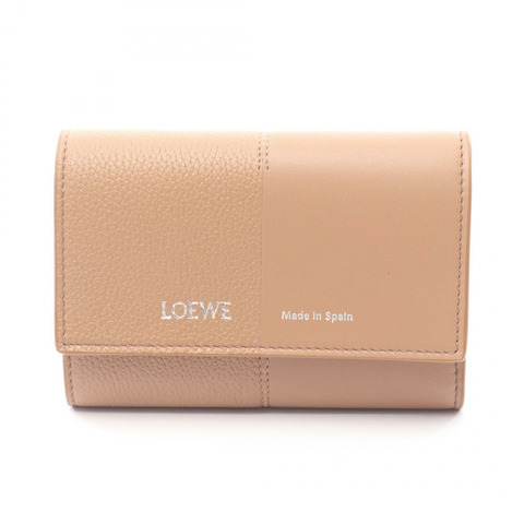 LOEWE 直式小號三折皮夾 C612S33X019579 皮革 棕色 全新 女士