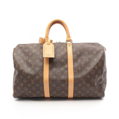 路易威登 Keepall 45 旅行手提包 M41428 Monogram 皮革 棕色 二手 LV