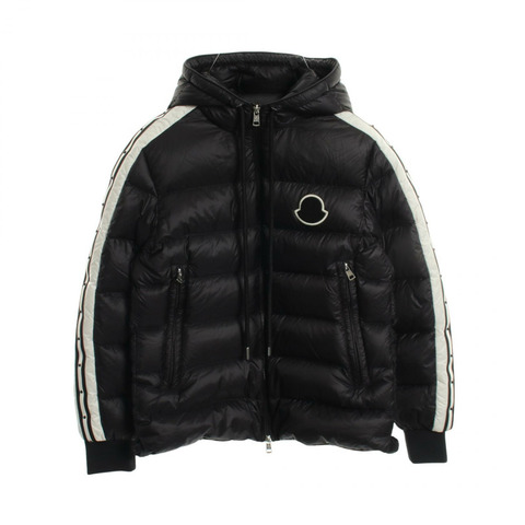 MONCLER STELLAIRE 男士黑色尼龍羽絨外套（二手）
