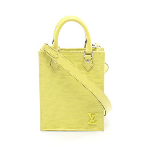 路易威登 Petit Sac Plat 斜背包 M80169 Epi Jaune Cedrat