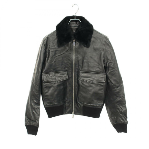 Dior 拉鍊皮褲 01TL408A0384 黑色 二手 男款