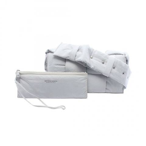 BOTTEGA VENETA PADDED TECH CASSETTE 單肩包 628951 尼龍灰 二手 男款