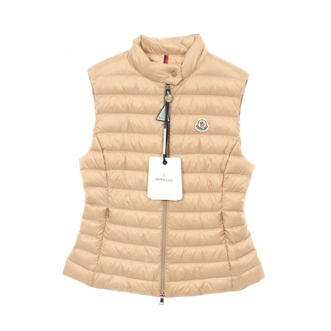 MONCLER IGENS 羽絨背心 #2 1A00087597YF2222 尼龍 米色 全新 女款