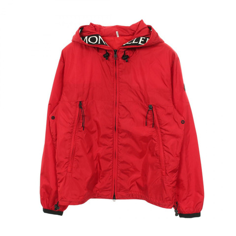 MONCLER MASSEREAU 連帽尼龍外套 紅色 二手 男款