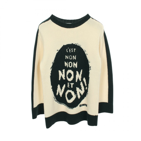 Christian Dior J'ADIOR8 NON NON NON ET NON! 針織毛衣 #34 854S19AM019