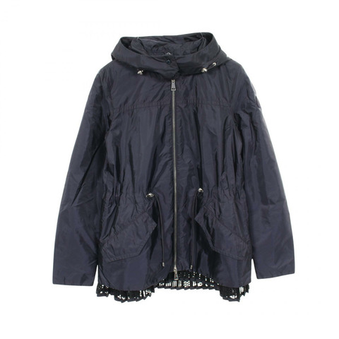MONCLER BAABA 蕾絲尼龍外套 1A00116 海軍藍 二手 女款