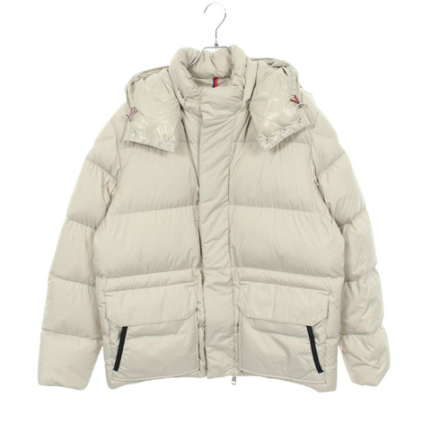 MONCLER GLACIER 短版羽絨衣外套 D20914133785 尼龍 米色 二手 男款 #5