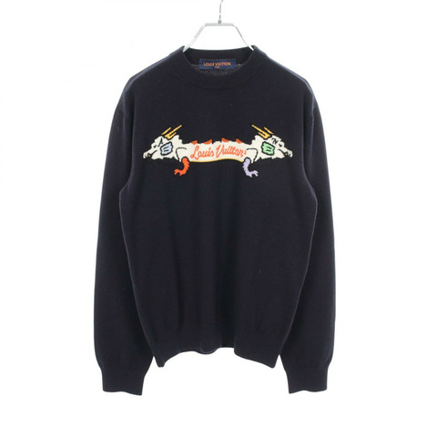 LOUIS VUITTON NIGO 嵌花提花龍圖案針織衫 RM221M DLB #XS