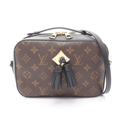 路易威登 Saintonge 單肩手提包 M43555 Monogram 帆布 棕色 二手 LV