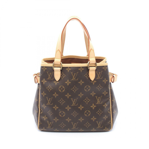 路易威登 Batignolles 手提包 M51156 Monogram 帆布皮革棕色二手