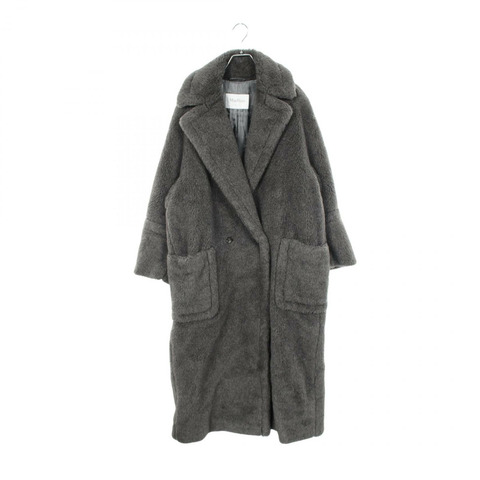 MAX MARA Kadiak 泰迪熊圖案其他外套 24210163136 羊毛羊駝毛 灰色 二手 女款