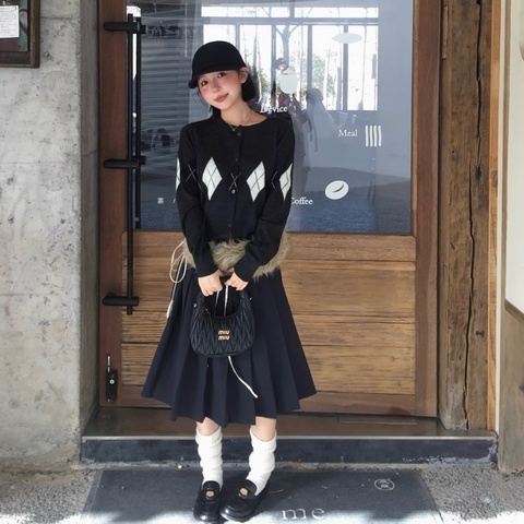 MIUMIU繆繆wander黑色褶皺hobo手袋小號 手提包單肩包斜挎包 芯片
