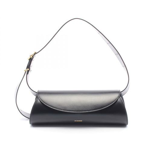 JIL SANDER Cannolo 小型單肩包 J07WD0023P4840001 皮革 黑色 全新 女士