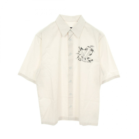 路易威登 LV 標誌短袖襯衫 #XS 鳥 RM232 AVE HPS72W 棉質