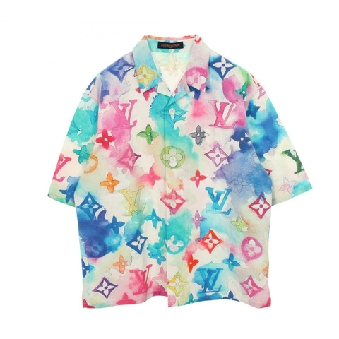路易威登 Monogram Watercolor 短袖開領襯衫 RM211V BT3 4L