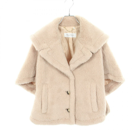MAX MARA CAMBUSA 羊駝毛披肩斗篷 米色 #SM 二手 女款