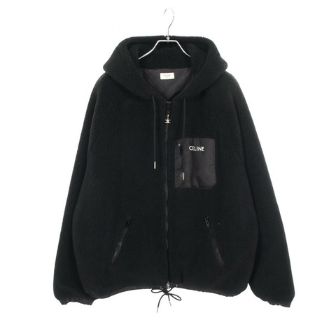 CELINE 連帽外套 其他款式 2Y30H699M 黑色腈綸 二手 女款