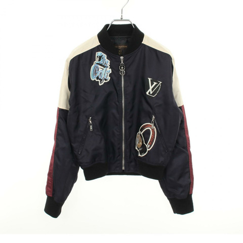 路易威登 Wappen Blouson RW172W XTQ FDVB02 尼龍海軍藍多色 #38 二手女款