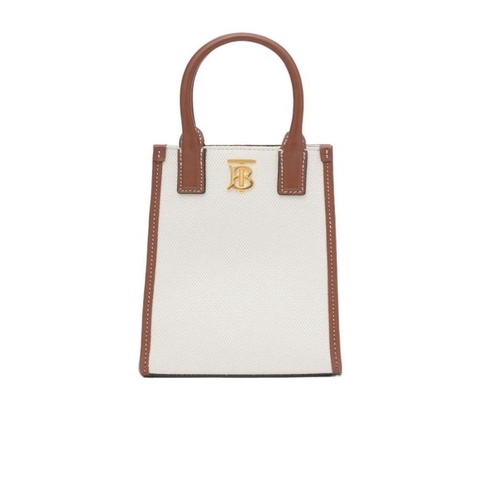 Burberry 女士 迷你專屬標識裝飾手提包均碼碼MINI、13cm*7.5cm*18cm