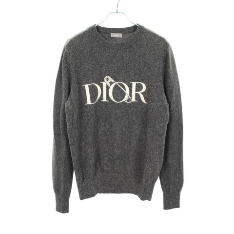 Christian Dior JUDY BLAME 043M610AT202 標誌刺繡針織衫 #L 043M610AT202