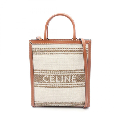 CELINE 小號筆電 Cabas 單肩斜背手提包 192082EZ5.18TN 帆布