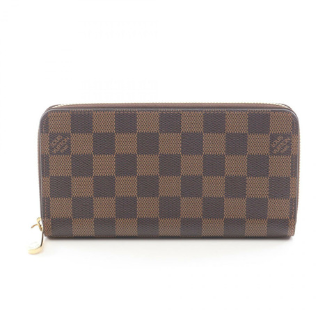 LOUIS VUITTON 拉鍊皮夾 長皮夾 N60046 Damier Ebene 玫瑰色 balerine