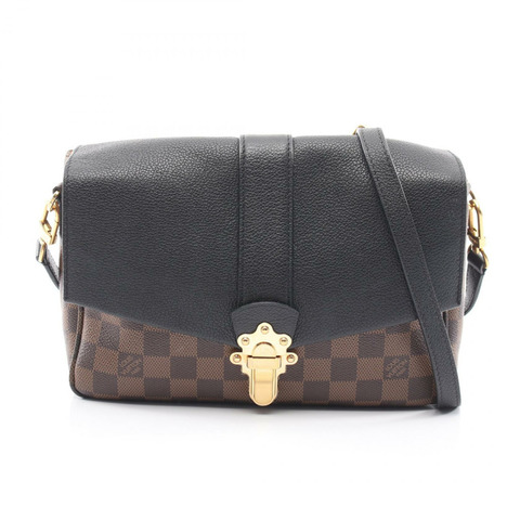 LOUIS VUITTON Clapton 單肩斜背包 N44243 Damier Ebene 帆布 二手 LV
