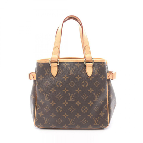 路易威登 Batignolles 單肩手提包 M51156 Monogram 皮革 棕色 二手