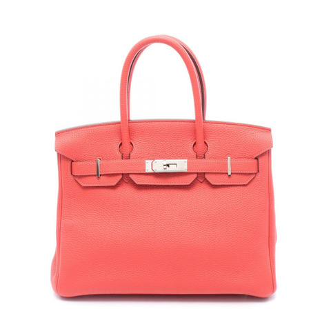 愛馬仕 Birkin 30 手提包 R Togo 皮革 Rouge pivoine 二手女士 SHW