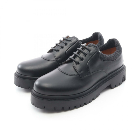 Dior Dior Explorer III Explorer Derby Shoes Oblique 正裝鞋 皮革 黑色 二手 男款