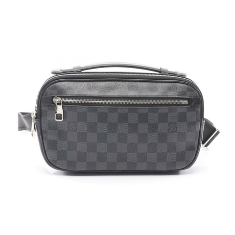 路易威登 Ambler 腰帶手提包 N41289 Damier Graphite 帆布 二手 LV