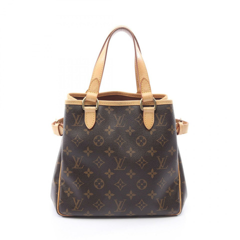 路易威登 Batignolles 手提包 M51156 Monogram 帆布皮革棕色二手