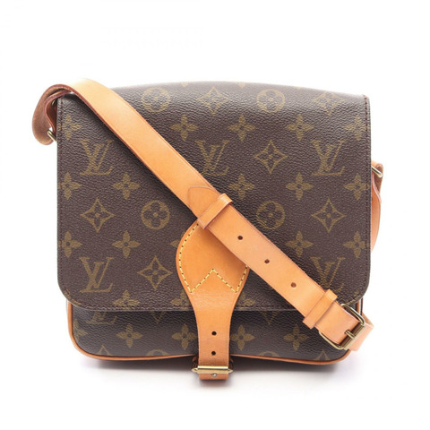 路易威登 Cartouchiere MM 單肩斜背包 M51253 Monogram 皮革 LV