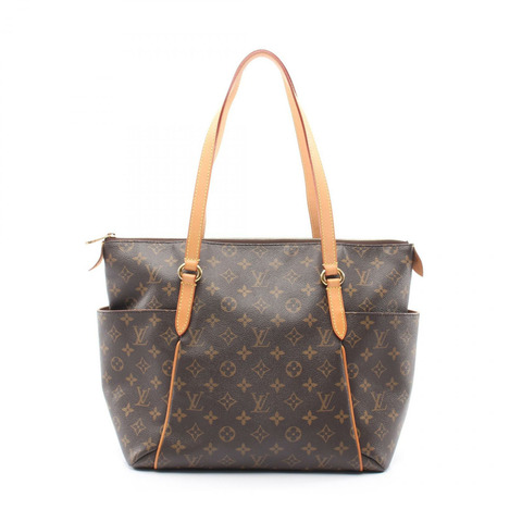 路易威登 Totally MM 單肩托特包 M56689 Monogram 帆布皮革二手
