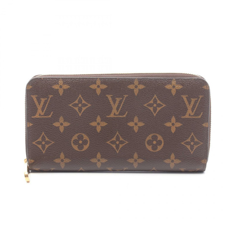 路易威登 Zippy 長版皮夾 M42616 Monogram 帆布 棕色 二手