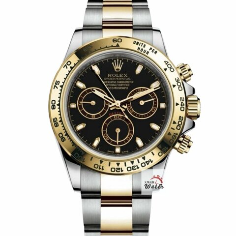 【大眾名錶】ROLEX勞力士116503 Daytona 半金迪通拿 2023/10 三眼計時 黑色面盤 錶徑40mmm 自動上鍊 18K金及不鏽鋼 G353