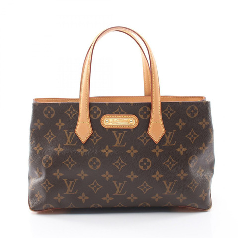 路易威登 Wilshire PM 手提包 M45643 Monogram 帆布皮革棕色二手 LV