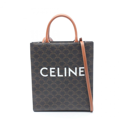 CELINE 小號筆電 Cabas Triomphe 肩背斜背包 191542 帆布