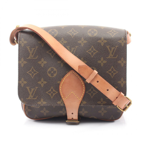 路易威登 Cartouchiere MM 單肩斜背包 M51253 Monogram 皮革 LV