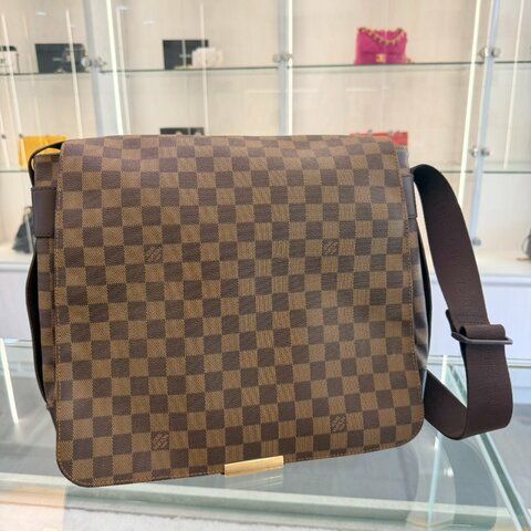 *SHIHNA名牌精品* LV N45258 Damier Ebene Bastille單肩包
