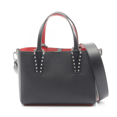 Christian Louboutin CABATA MINI 2WAY 手袋 3255086B078 黑色真皮 全新 女士