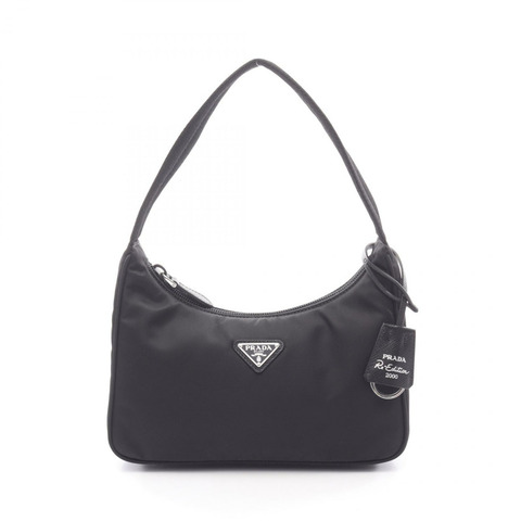 PRADA 迷你復刻版 2000 尼龍手提包 1NE515RDH0F0002 黑色尼龍 全新