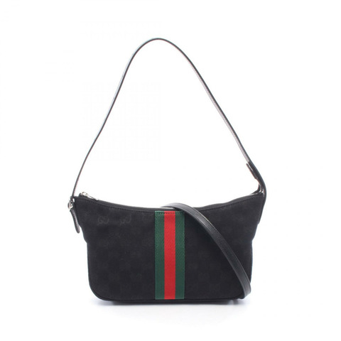GUCCI Lunetta 小號肩斜背包 863406FAFWA1053 GG 帆布皮革 全新