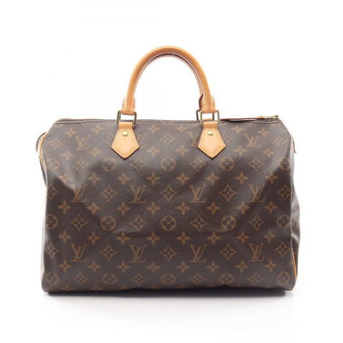 路易威登 Speedy 35 手提包 M41524 Monogram 皮革棕色二手女士 LV