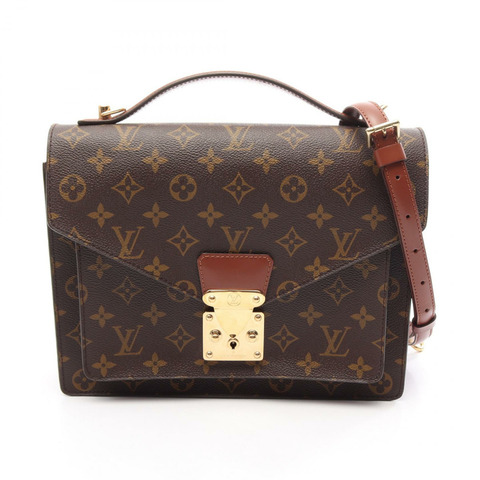路易威登 Monceau 單肩斜背包 M51185 Monogram 帆布 二手 LV