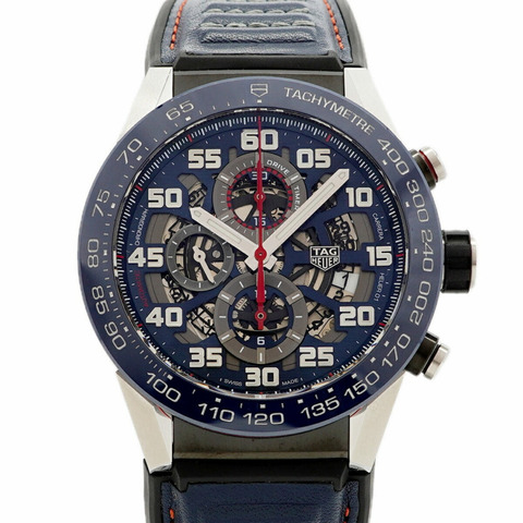 TAG Heuer 豪雅卡萊拉 Calibre 01 紅牛車隊 CAR2A1N 鏤空錶盤男士腕錶