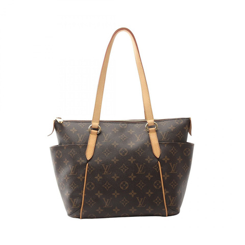 路易威登 Totally PM 手提單肩包 M56688 Monogram 皮革 棕色 二手
