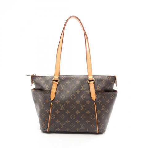 路易威登 Totally PM 手提單肩包 M56688 Monogram 皮革 棕色 二手