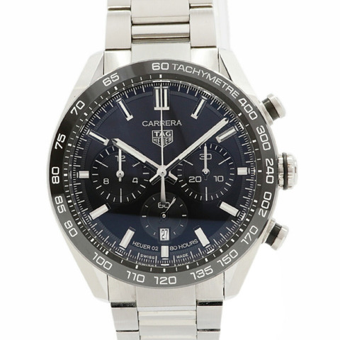 TAG Heuer 豪雅卡萊拉 Calibre 02 CBN2A1B 黑色錶盤男士腕錶